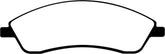 EBC 06-07 Cadillac CTS 2.8 (Sports Suspension) Yellowstuff Front Brake Pads